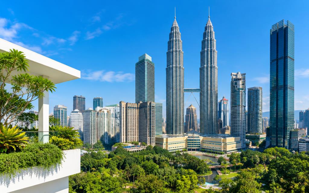 Ilustrasi pelancongan Malaysia